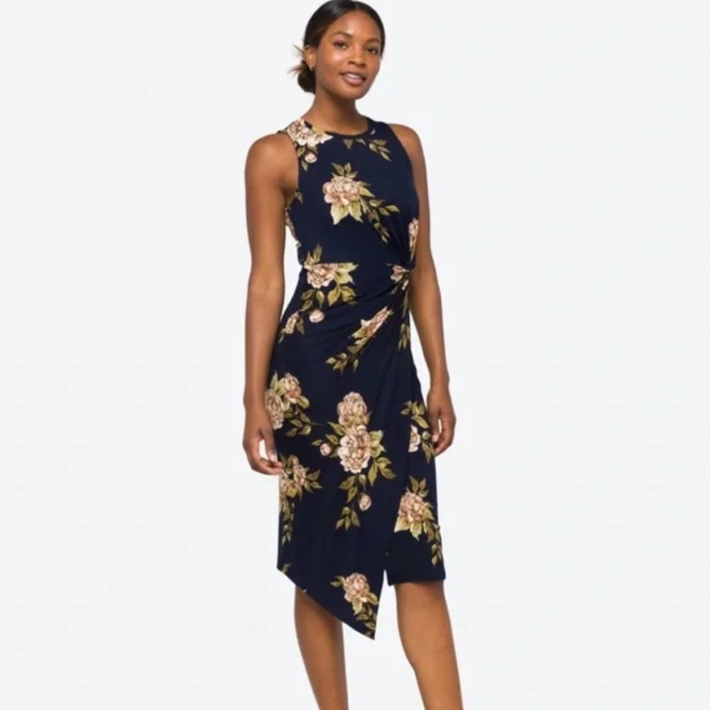 Floral Midi Dress, size Small, NWOT